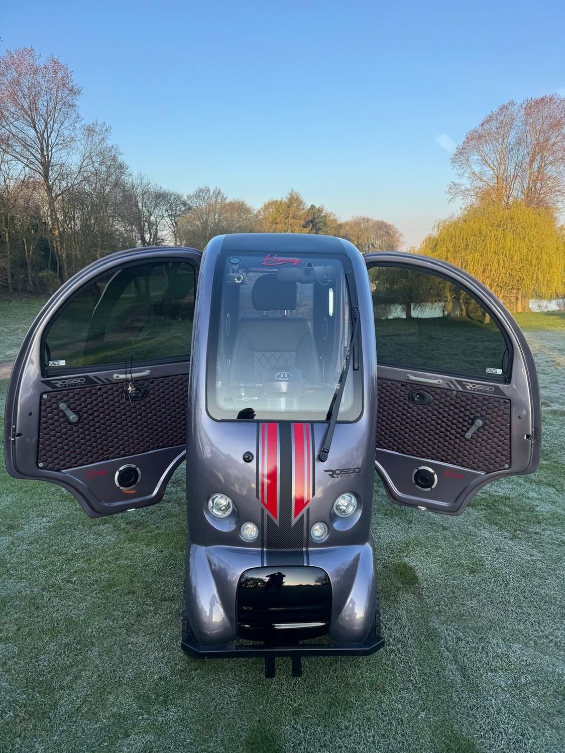 EASYLIFE ECO CABIN SCOOTER – SHARK GREY ROSSO EDITION