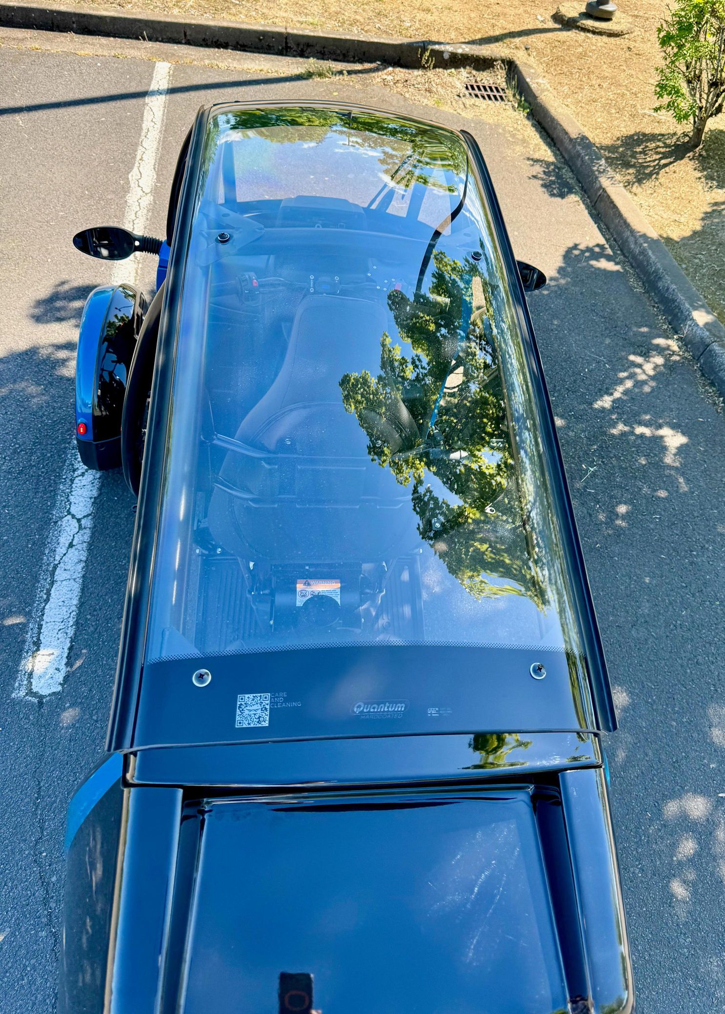 2021 Arcimoto FUV - Blue/Black Coupe - Image 5