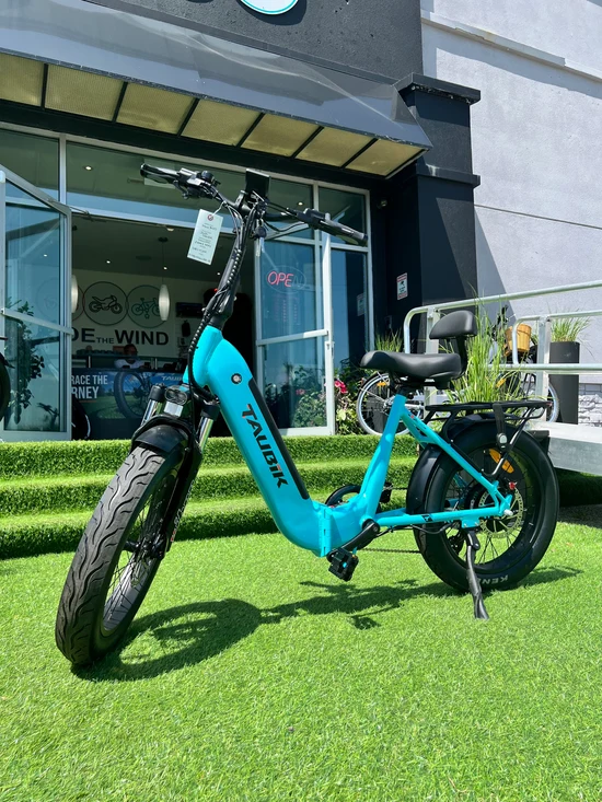 Taubik Monaco Ebike Electric Bicycle Foldable Style 20" x 3" Tires UL 2849