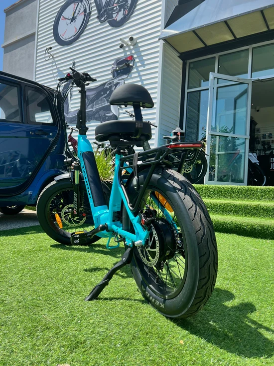 Taubik Monaco Ebike Electric Bicycle Foldable Style 20" x 3" Tires UL 2849