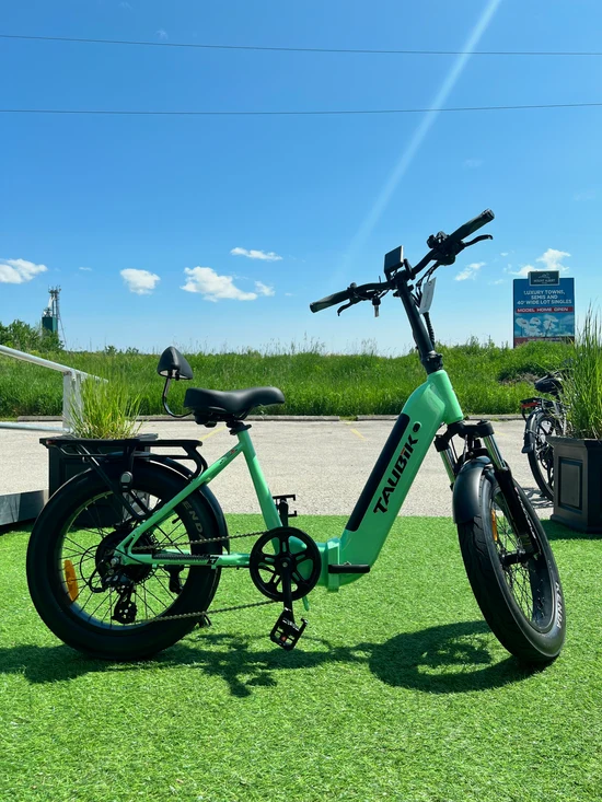 Taubik Monaco Ebike Electric Bicycle Foldable Style 20″ x 3″ Tires UL 2849